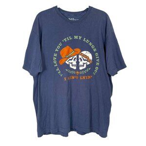 Tyler Childers I Ain’t Lyin’ Lyrics Short Sleeve Band Tee Screen Print Gray XL